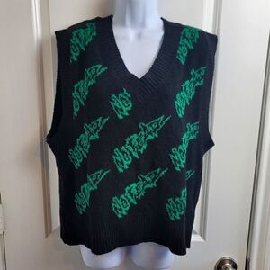 🎄5/$25🎄NO FEAR X H&M Oversized Sweater Vest